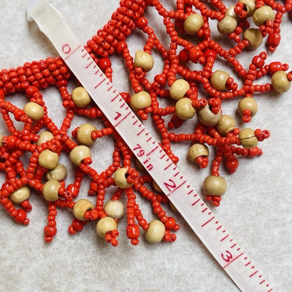 Handmade orange coral